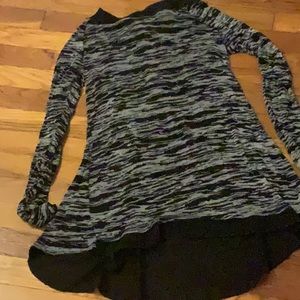 Tempo Paris black and beige print with bow tie on the back